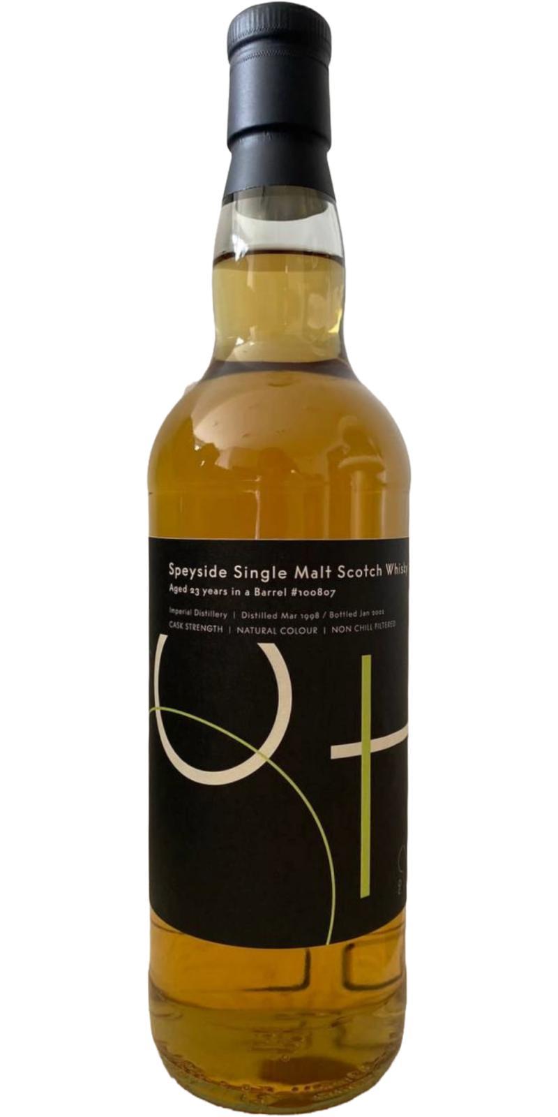 Imperial 1998 WCon  Cask Le Sens No.2