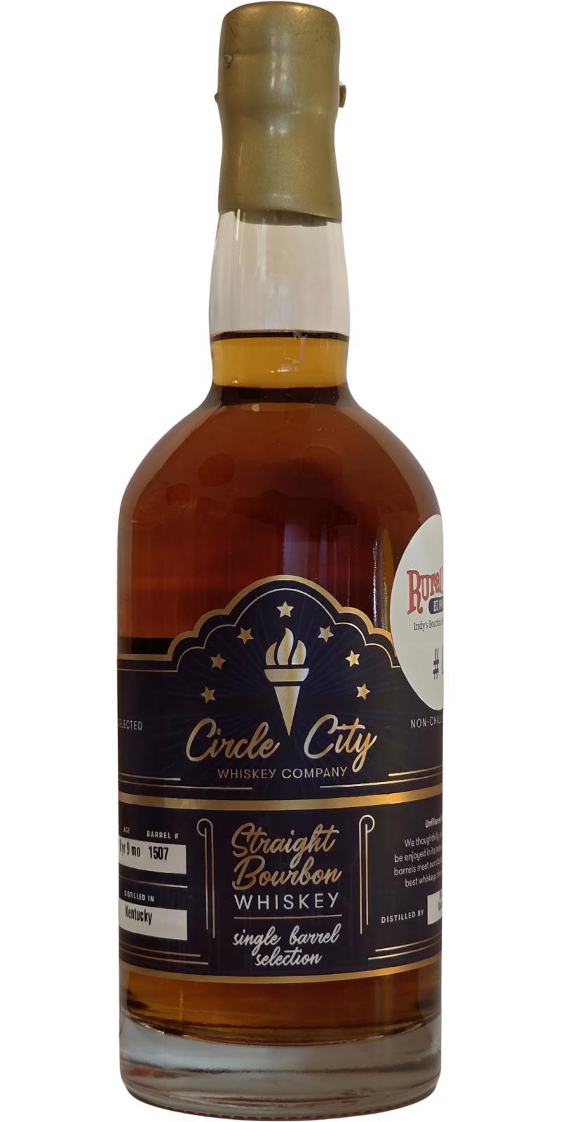 Circle City 08-year-old Straight Bourbon Whiskey - Single Barrel Selection
