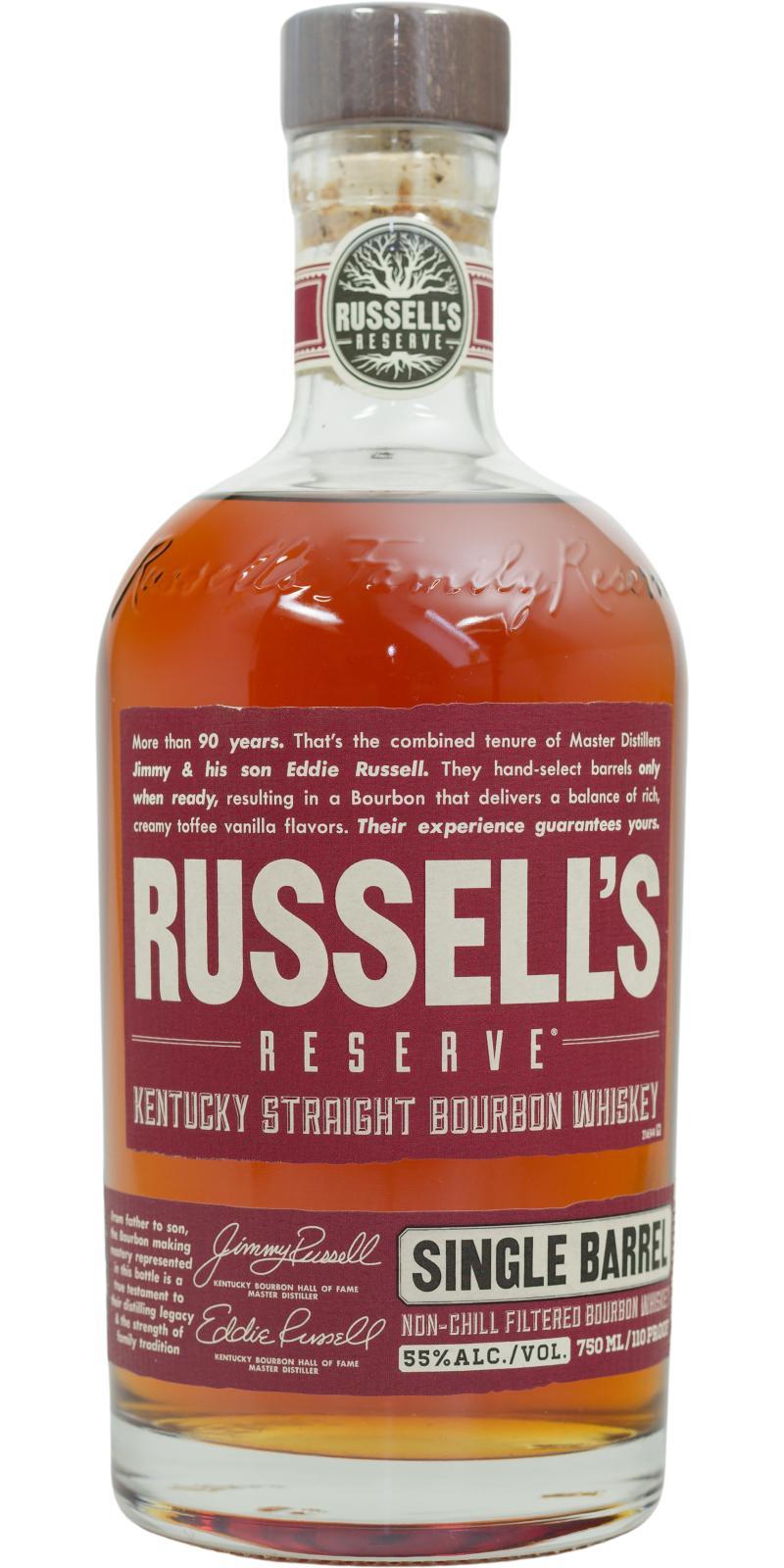 Russell's Reserve Single Barrel Kentucky Straight Bourbon Whiskey