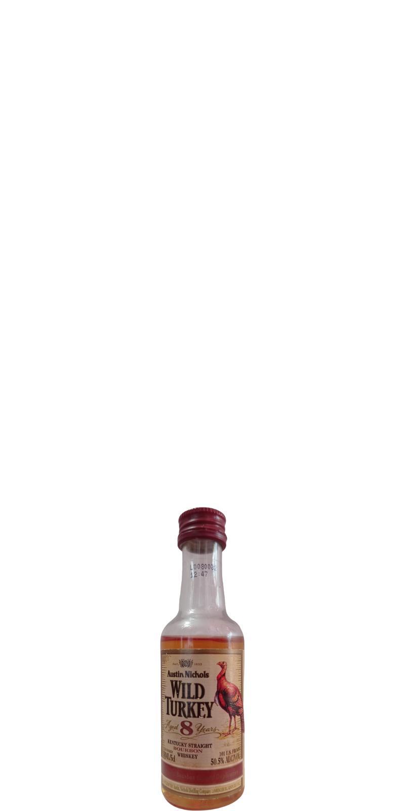 Wild Turkey 08-year-old Kentucky straight bourbon whiskey