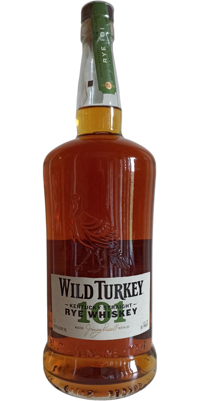 Wild Turkey 101 proof Kentucky Straight Rye Whiskey