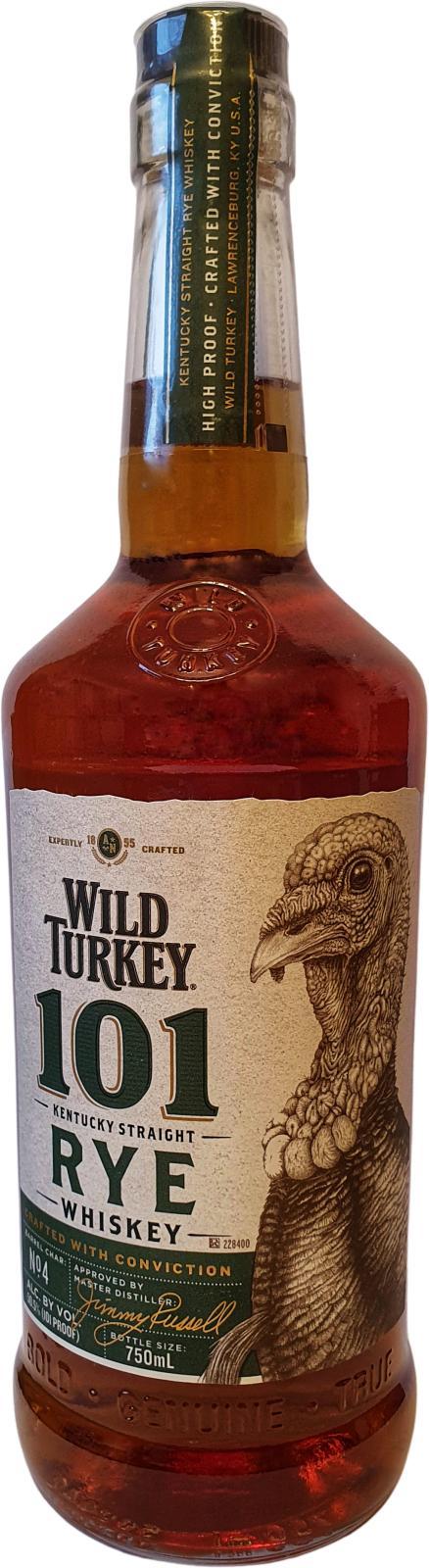 Wild Turkey Straight Rye Whiskey 101 Proof