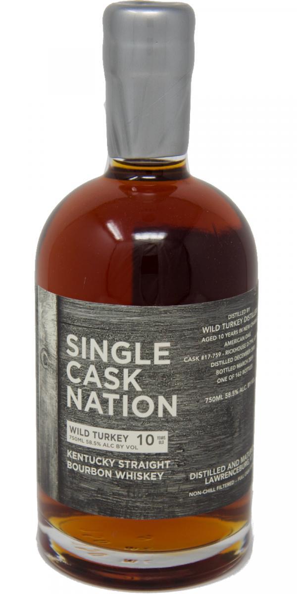 Wild Turkey 2008 JWC Single Cask Nation