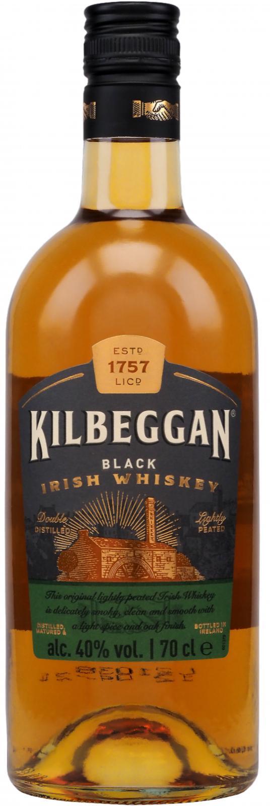 Kilbeggan Black  Irish Whiskey