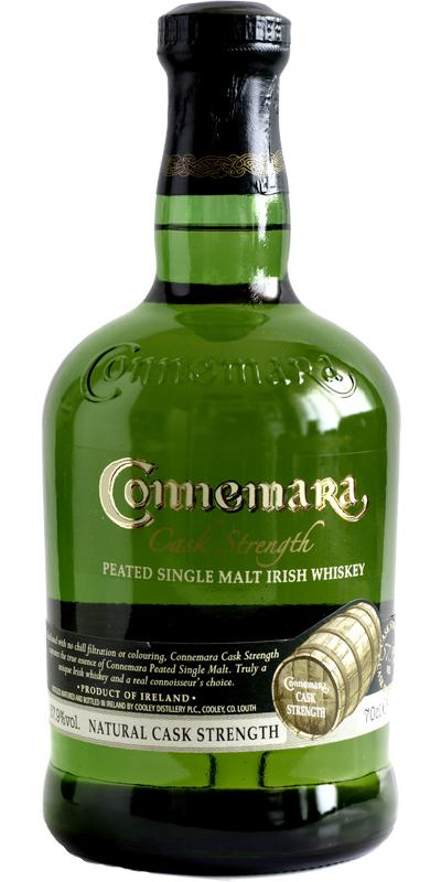 Connemara Cask Strength  Glass Printed Label