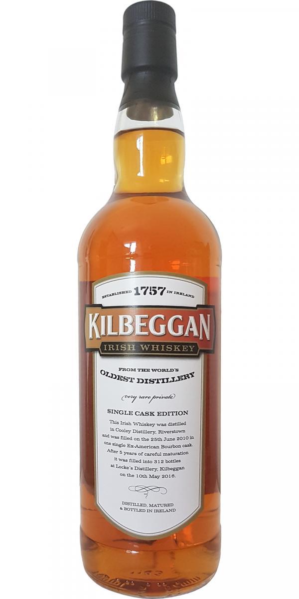 Kilbeggan 2010  Single Cask Edition