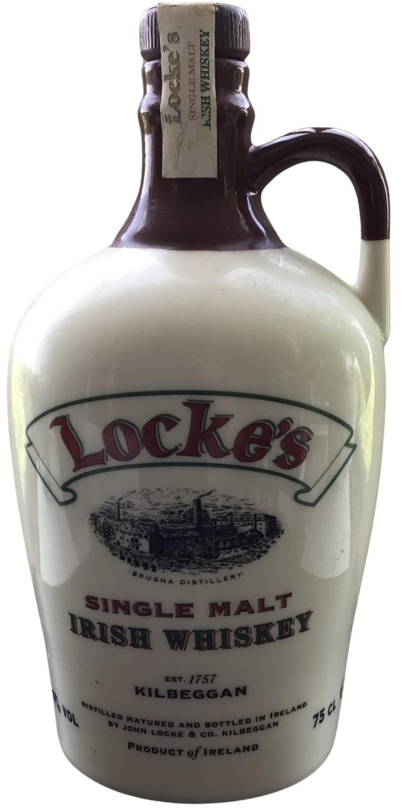 Locke's Irish Whiskey  Ceramic Jug