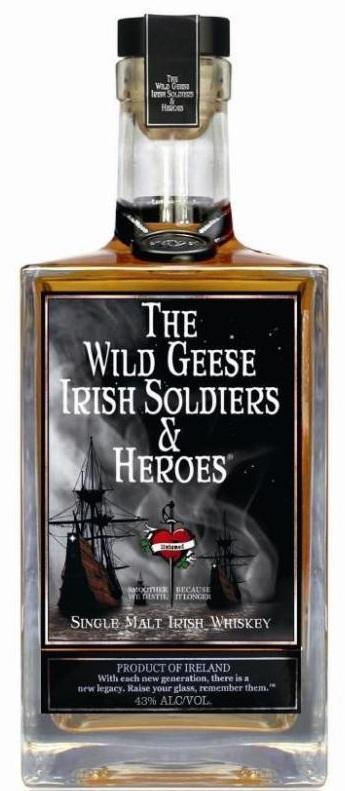 The Wild Geese Irish Soldiers & Heroes  Single Malt Irish Whiskey