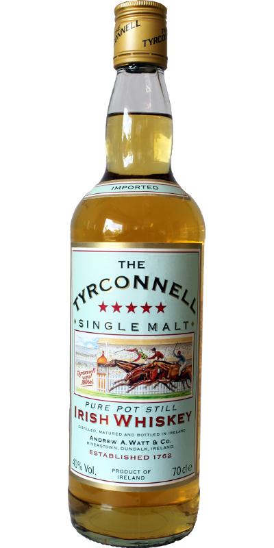 Tyrconnell Single Malt Irish Whiskey  5 stars, golden screw cap