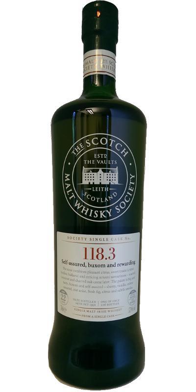 Connemara 1991 SMWS 118.3  Self-assured, buxom and rewarding