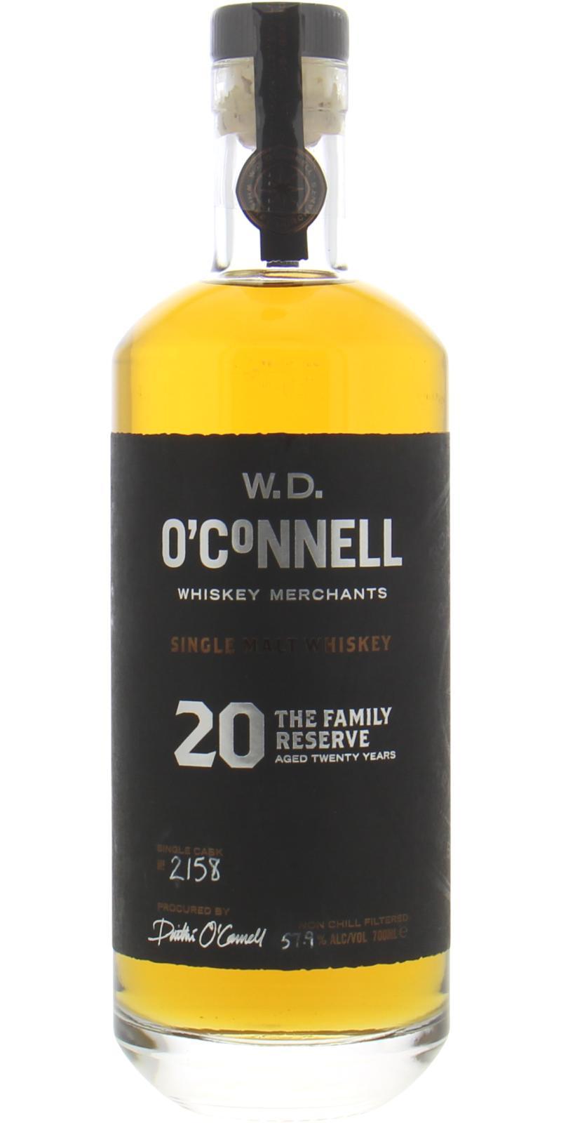 W.D. O'Connell 20-year-old WDO  Family Reserve
