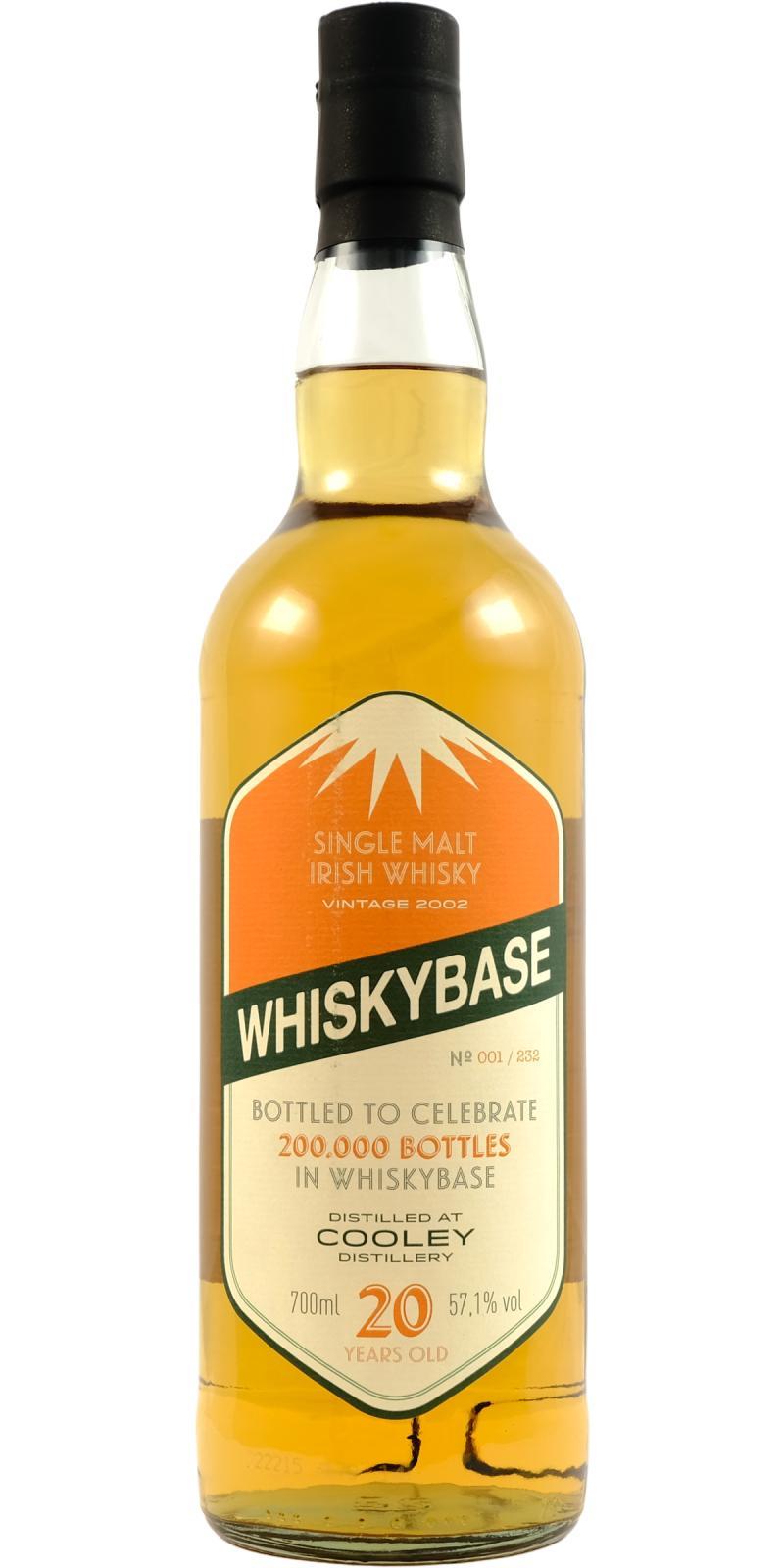 Cooley 2002 WB  200.000 bottles in Whiskybase