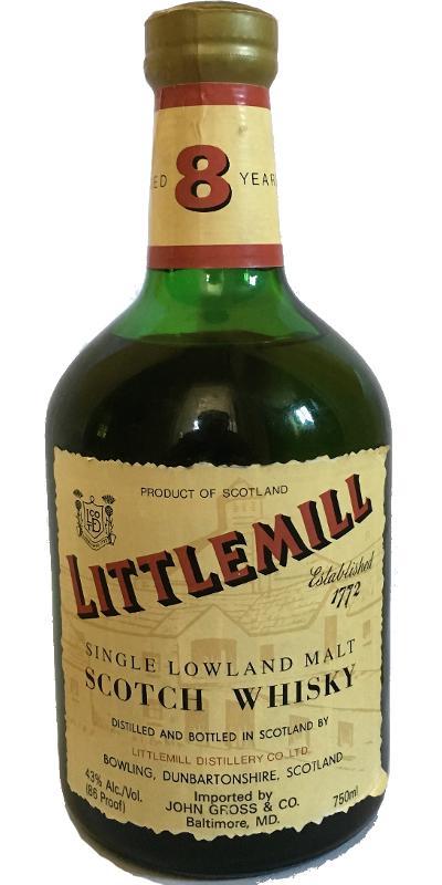 Littlemill 08-year-old Single Lowland Malt Scotch Whisky