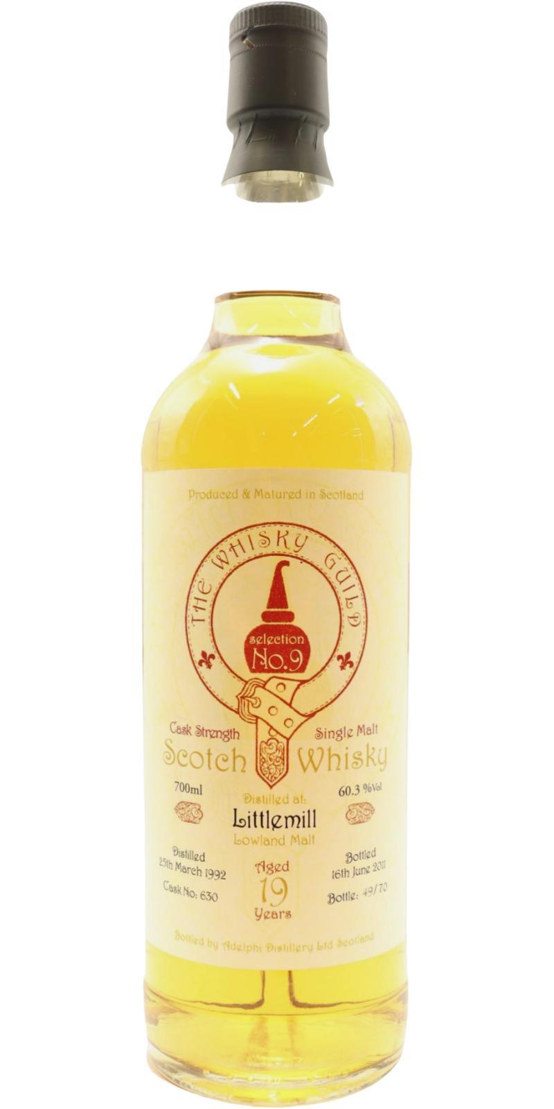 Littlemill 1992 AD The Whisky Guild