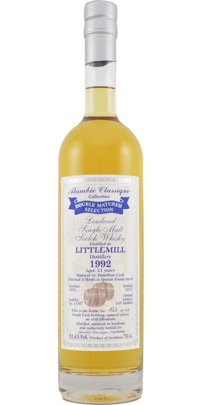 Littlemill 1992 AC Double Matured Selection