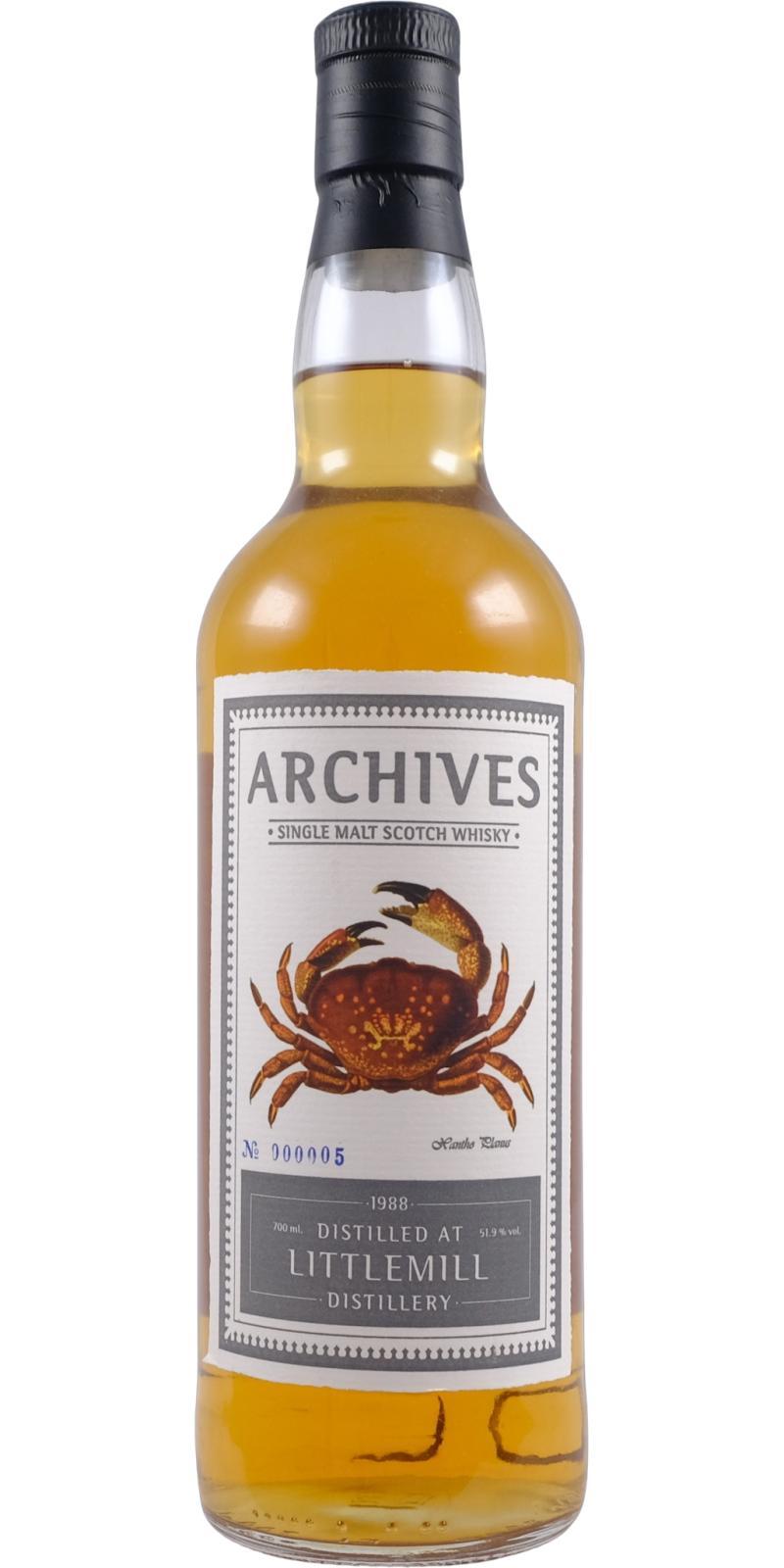 Littlemill 1988 Arc Voyage dans l'Amérique Méridionale