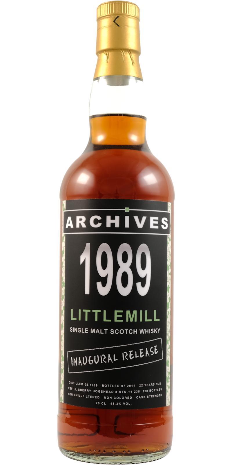 Littlemill 1989 Arc Inaugural Release