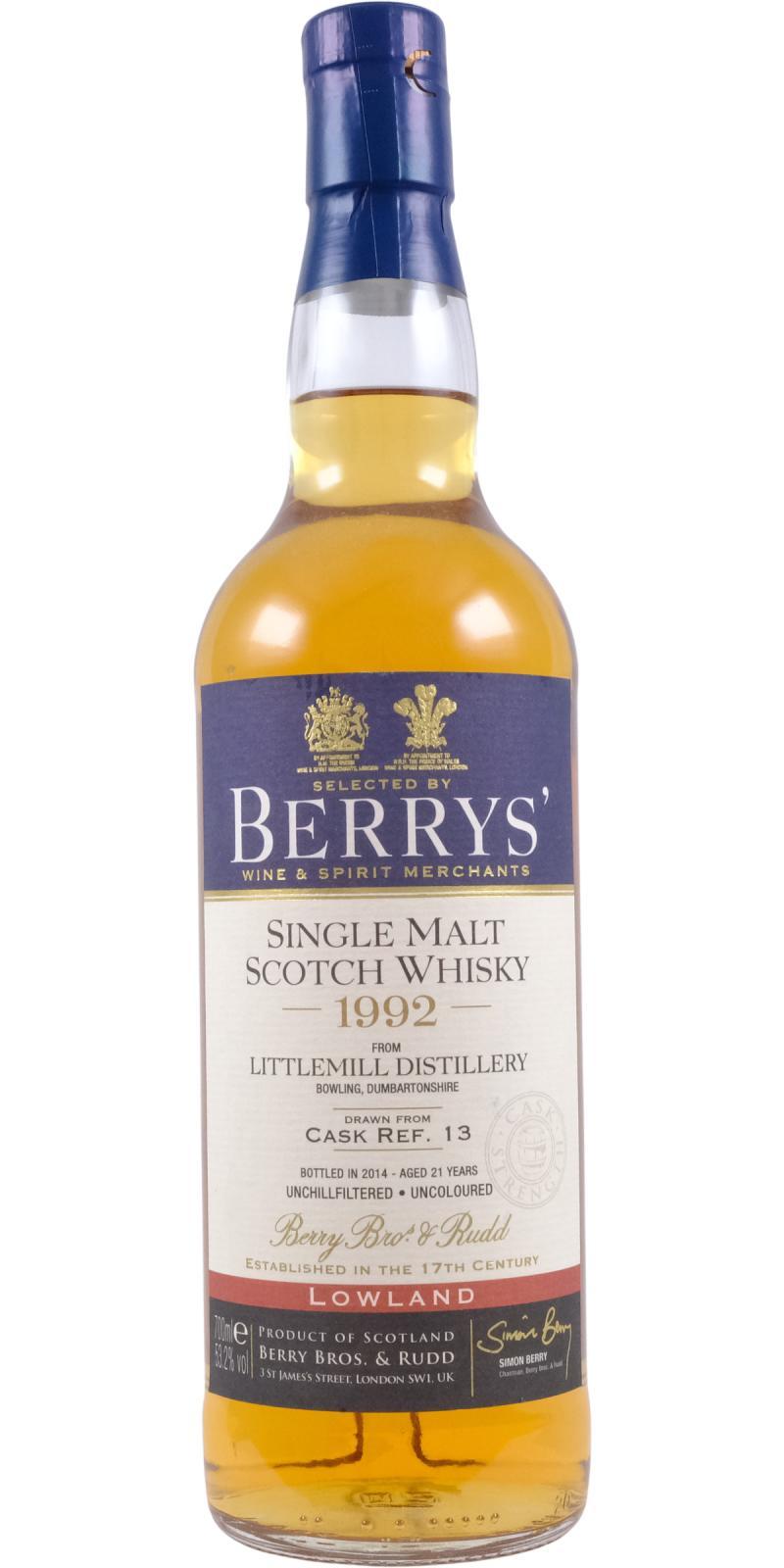 Littlemill 1992 BR Berrys'