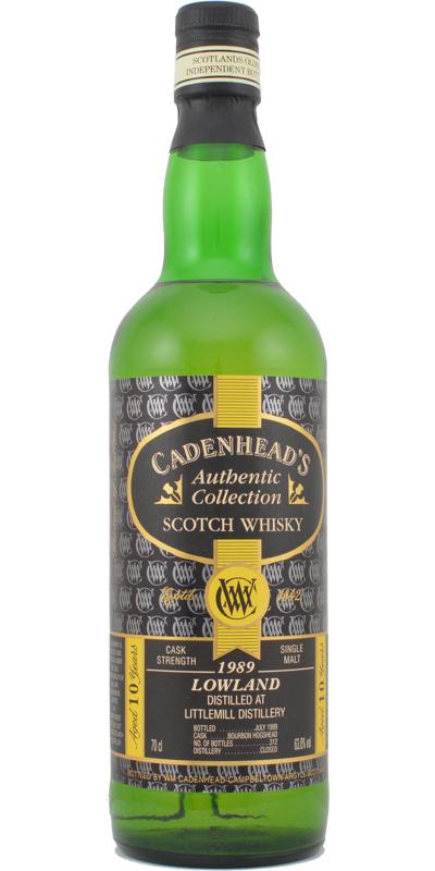 Littlemill 1989 CA Authentic Collection