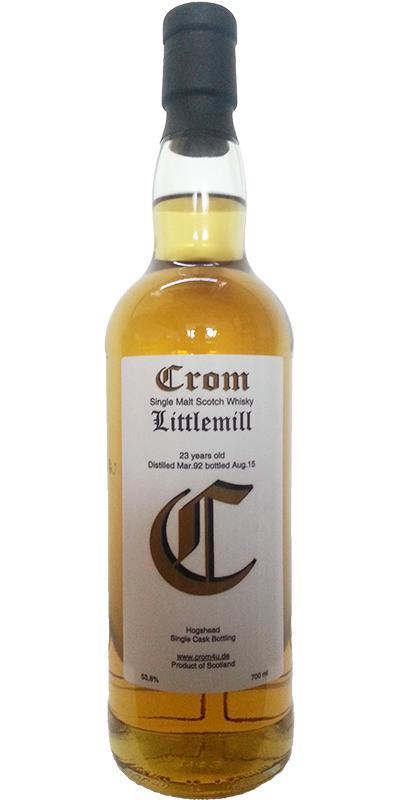 Littlemill 1992 Cr Single Cask