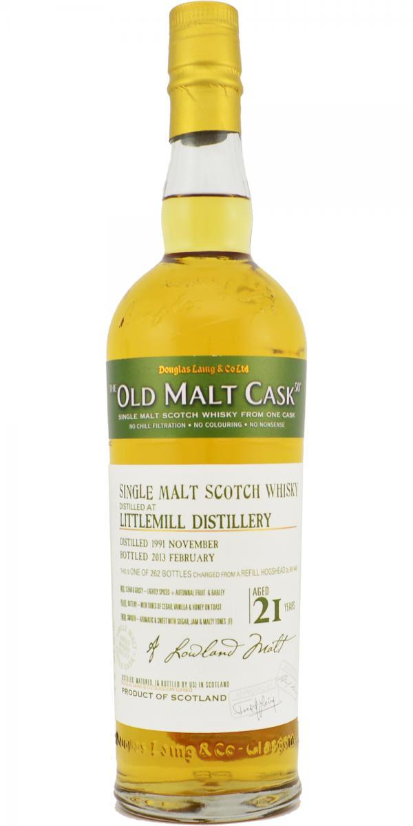 Littlemill 1991 DL The Old Malt Cask