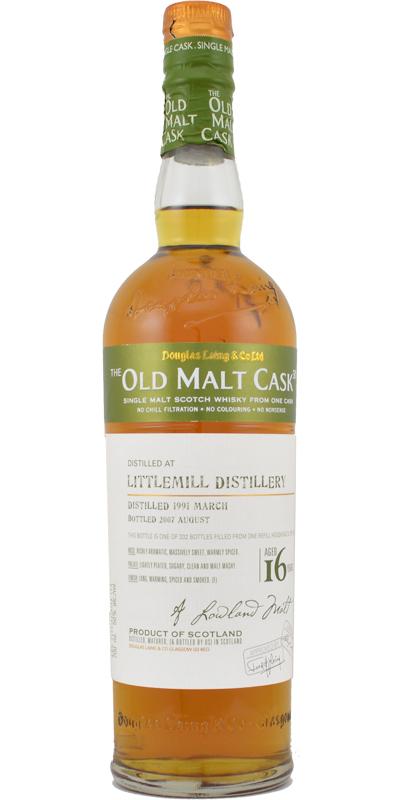Littlemill 1991 DL The Old Malt Cask