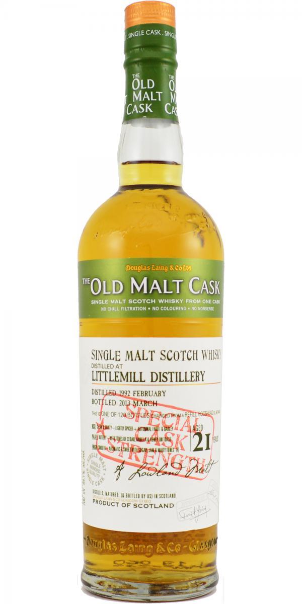 Littlemill 1992 DL The Old Malt Cask - Special Cask Strength