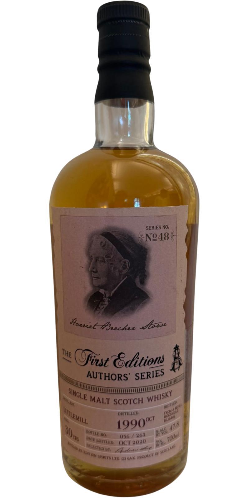 Littlemill 1990 ED The First Editions - Authors' Series