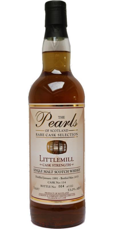 Littlemill 1991 G&C The Pearls of Scotland
