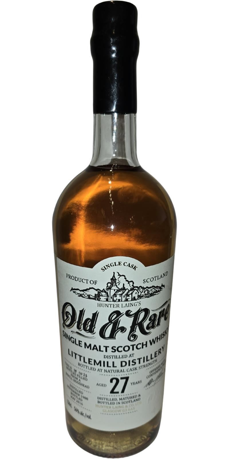 Littlemill 1988 HL Old & Rare