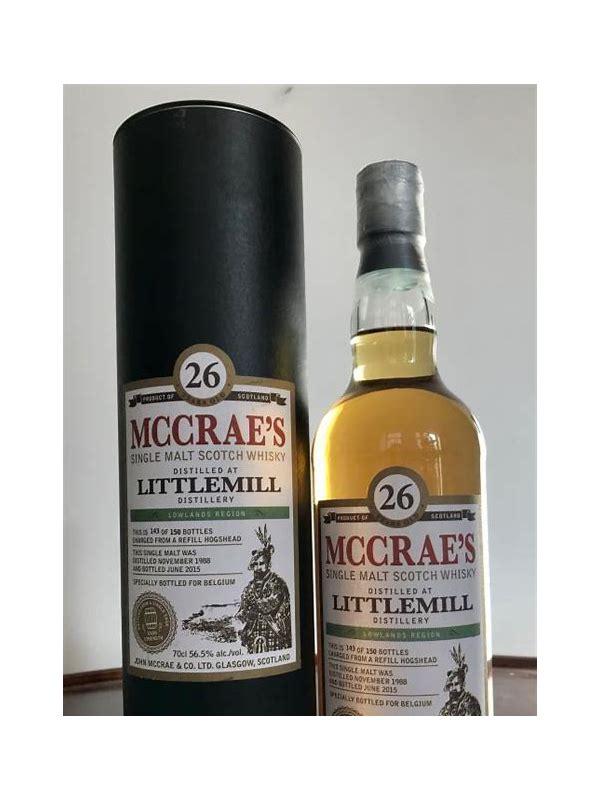 Littlemill 1988 JMC McCrae's