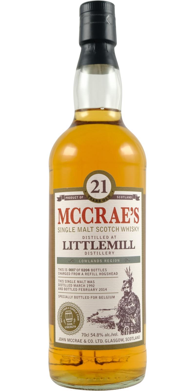 Littlemill 1992 JMC McCrae's