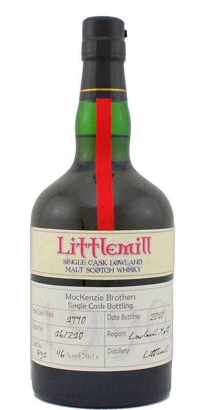 Littlemill 1990 MacB Single Cask Bottling