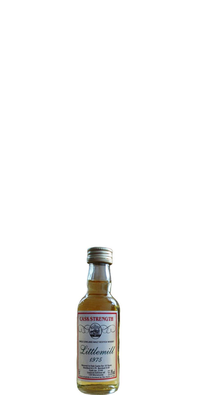 Littlemill 1975 MoM Cask Strength - Miniature