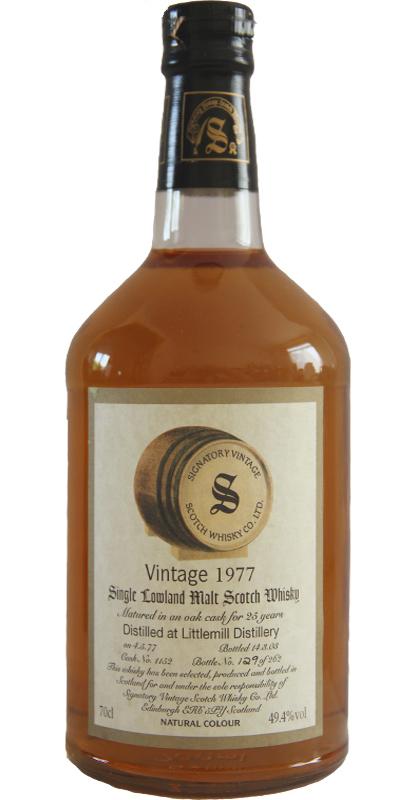 Littlemill 1977 SV Vintage Collection - Dumpy