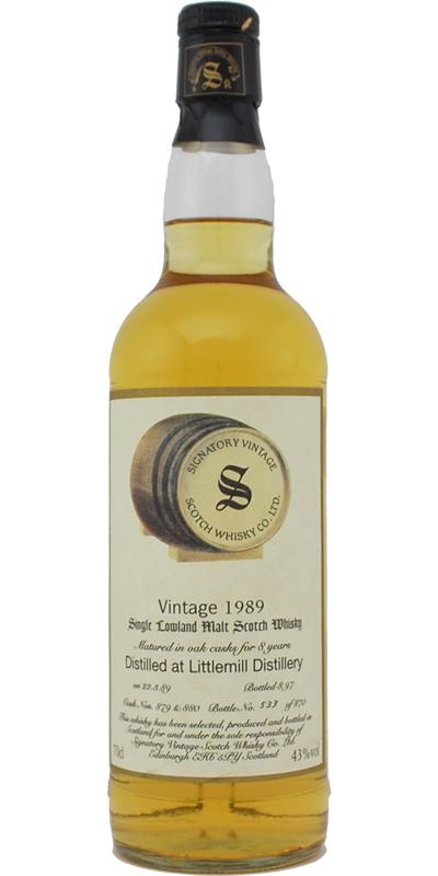 Littlemill 1989 SV Vintage Collection