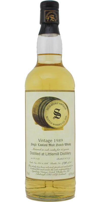 Littlemill 1989 SV Vintage Collection