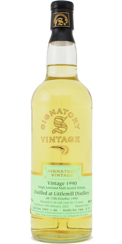 Littlemill 1990 SV Vintage Collection