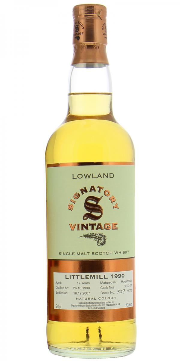 Littlemill 1990 SV Vintage Collection