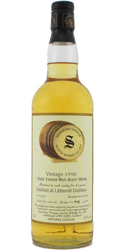 Littlemill 1990 SV Vintage Collection