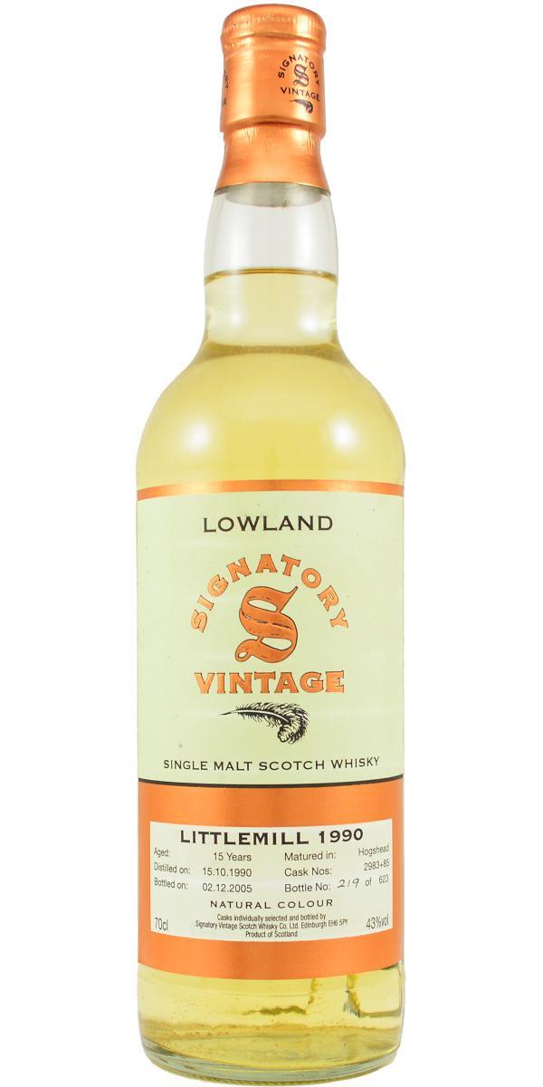 Littlemill 1990 SV Vintage Collection