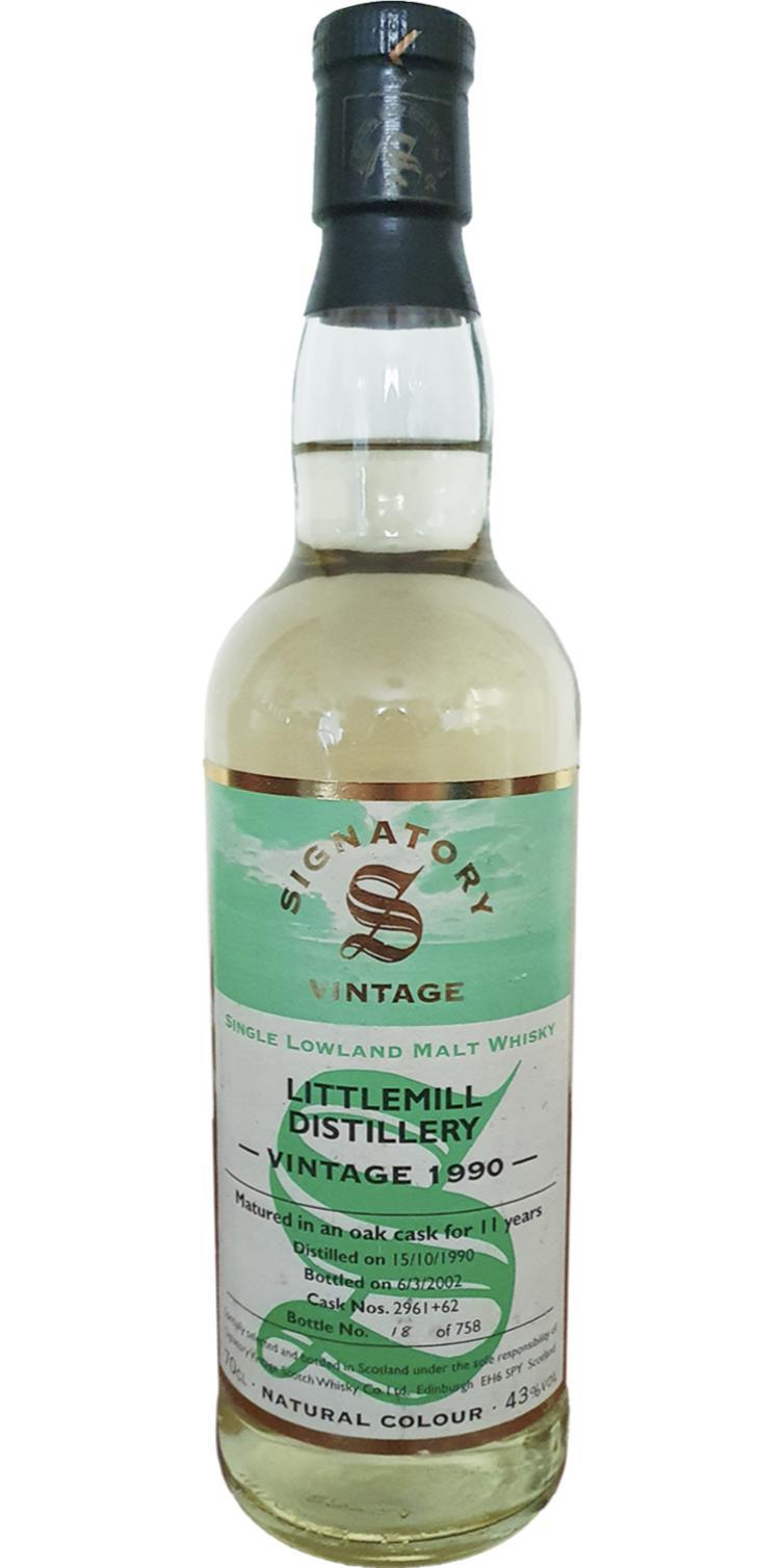 Littlemill 1990 SV Vintage Collection