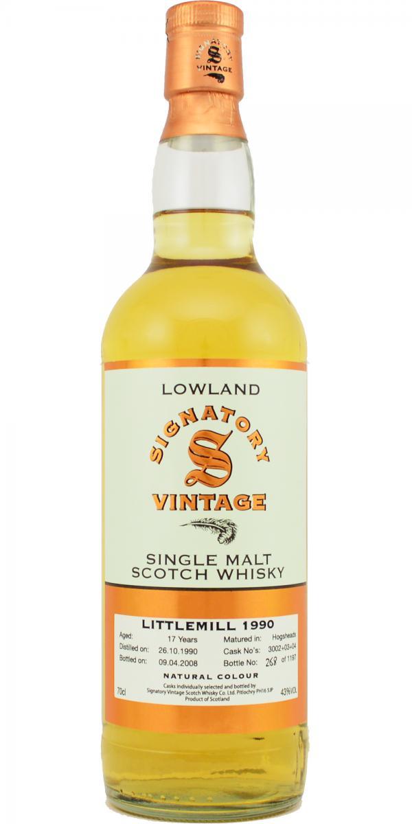 Littlemill 1990 SV Vintage Collection