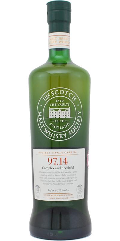 Littlemill 1990 SMWS 97.14 Complex and deceitful
