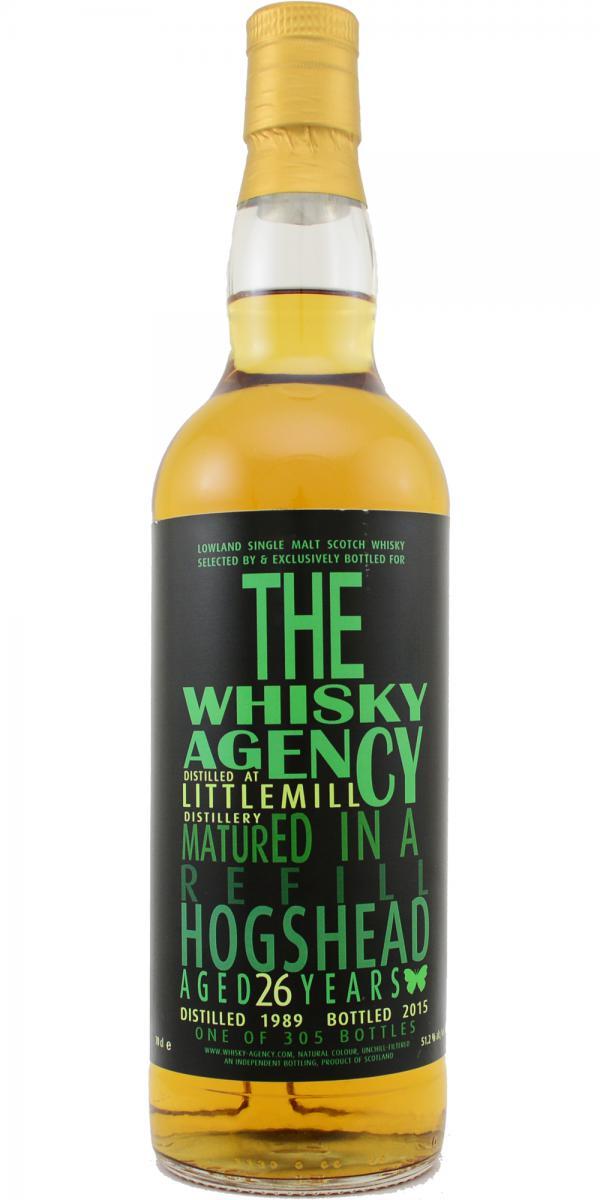 Littlemill 1989 TWA Bottled Letters