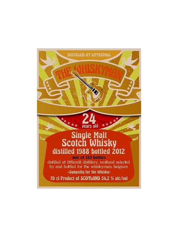 Littlemill 1988 TWhm Sympathy for the Whisky