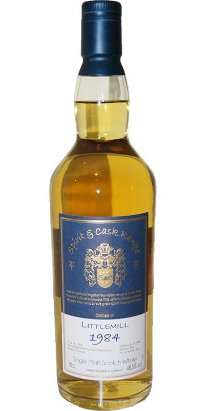 Littlemill 1984 Wx Spirit & Cask Range