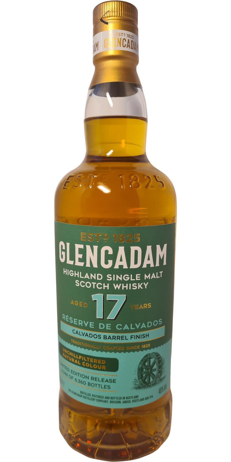 Glencadam 17-year-old  Réserve de Calvados