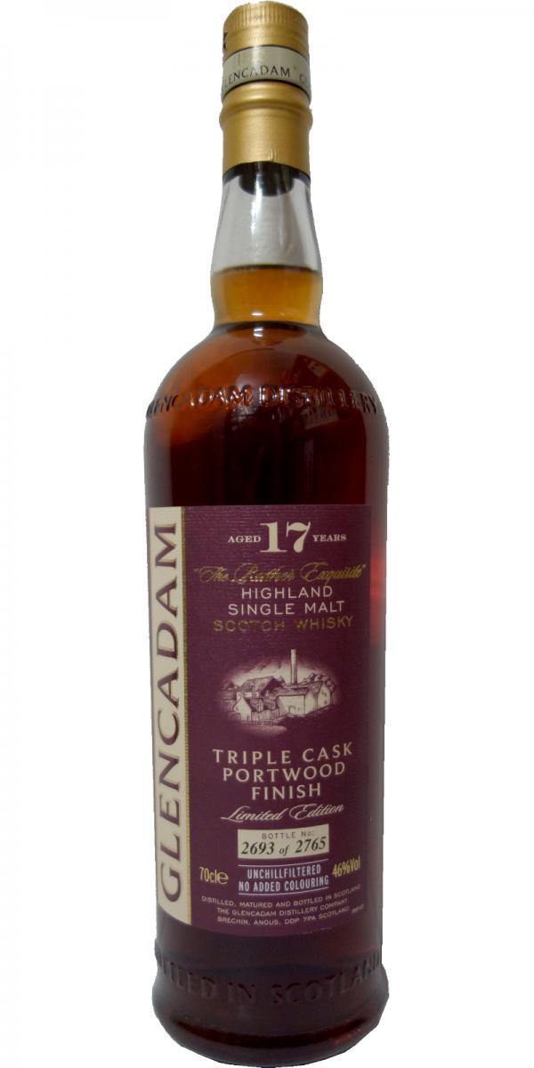 Glencadam 17-year-old Triple Cask Portwood Finish  Limited Edition
