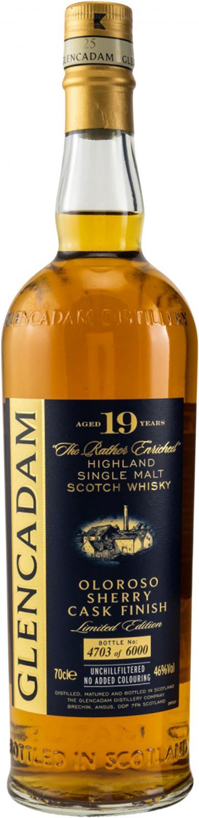 Glencadam 19-year-old  Oloroso Sherry Cask Finish